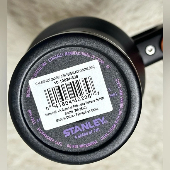 STANLEY THE BLACK CHROMA QUENCHER H2.0 FLOWSTATE TUMBLER | 40 OZ - Picture 5 of 16